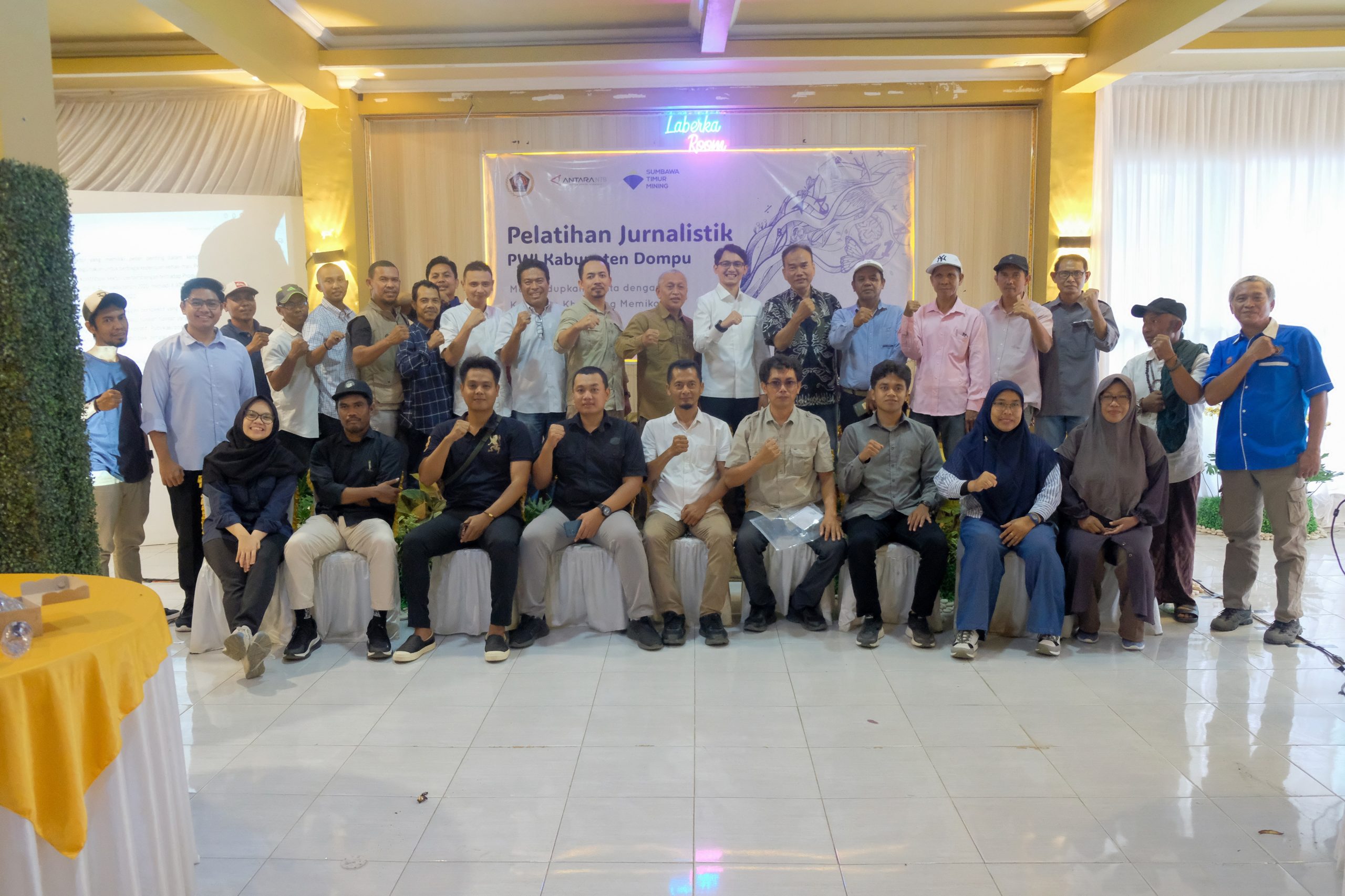 Supported by PT STM, PWI Dompu Holds Journalism Training