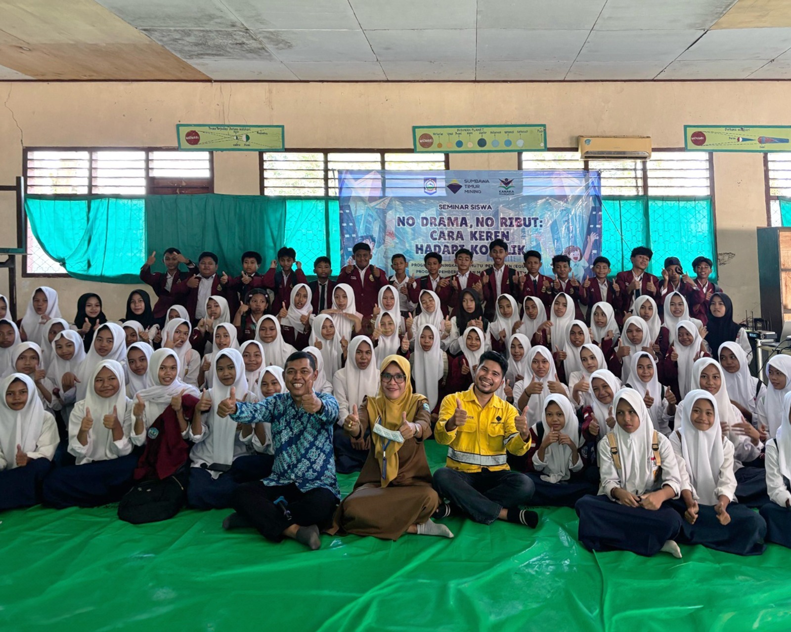 Sumbawa Timur Mining Cegah Kekerasan Remaja lewat Seminar Siswa dan Lokakarya Guru